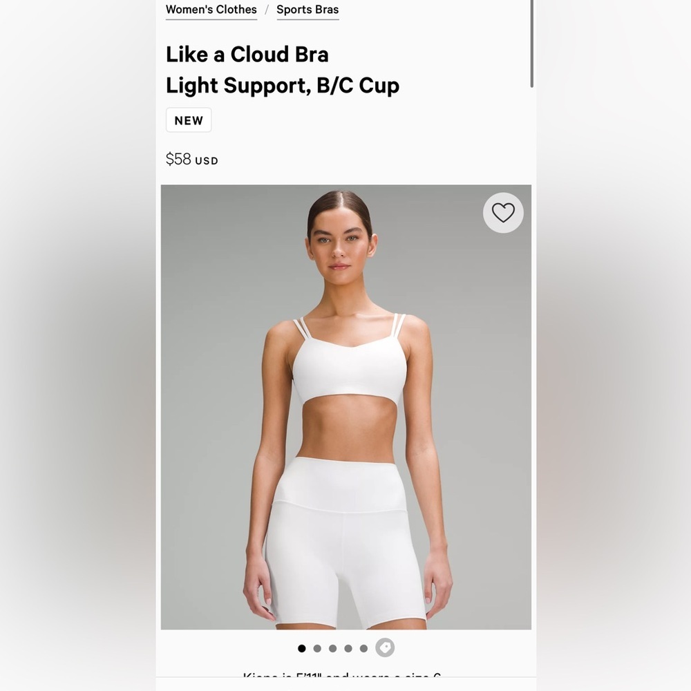 Lululemon Like a Cloud Sports Bra